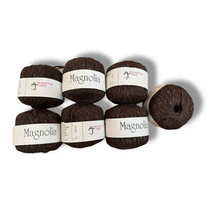 Trendsetter Yarns Magnolia Italy Brown Yarn Lot 32840 Color 15 Discontinued